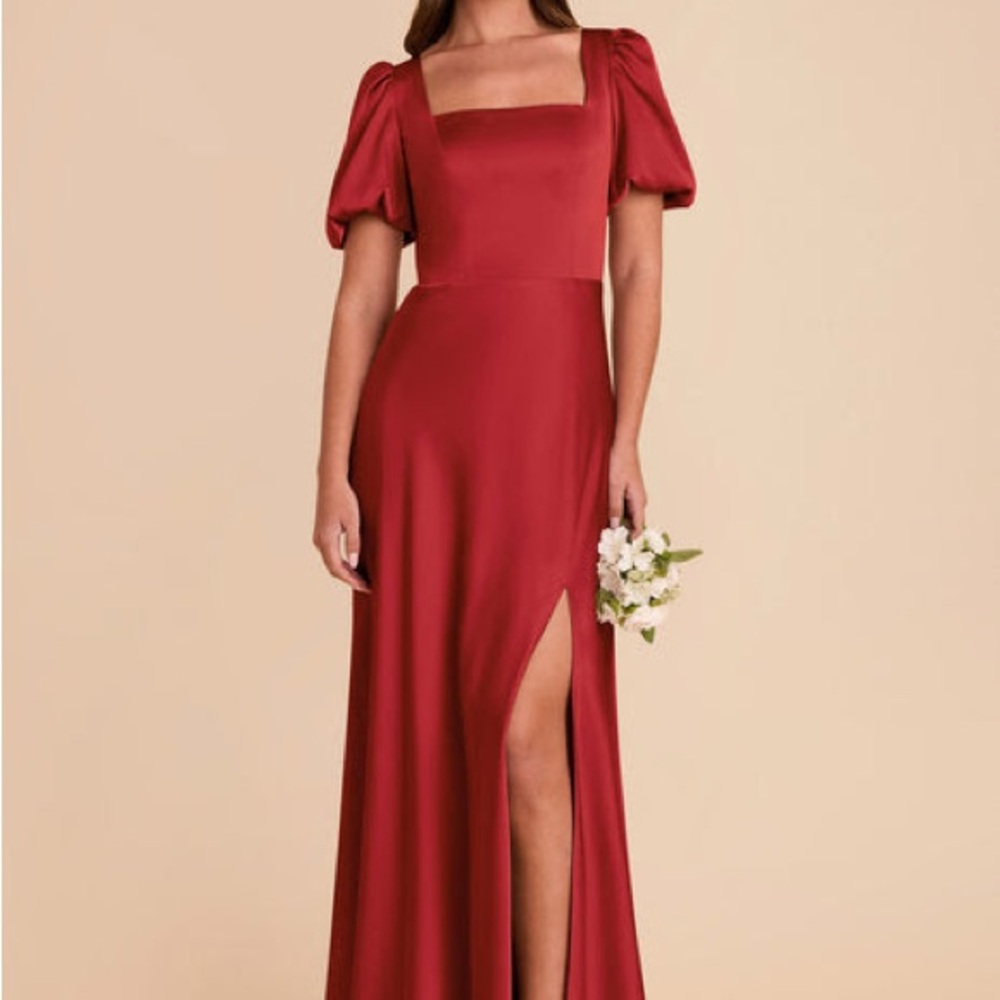 RUBY RED BIRDY GREY JUDY BRIDESMAID DRESS